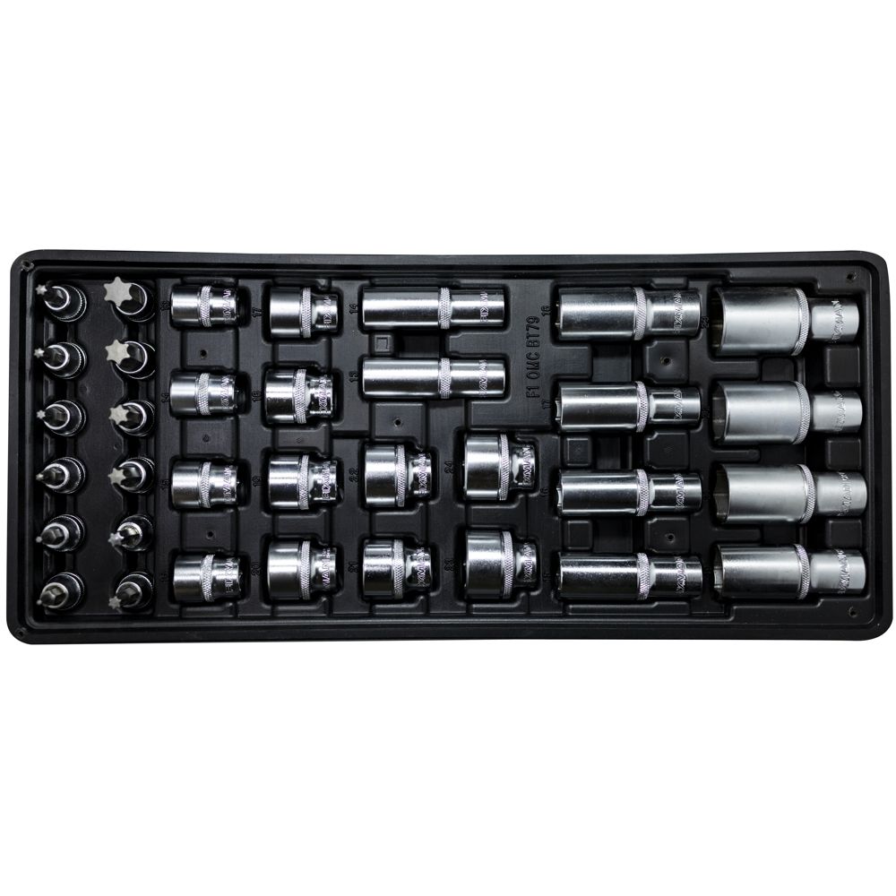 FIXMAN 34-pc 3/8' Dr.sockets